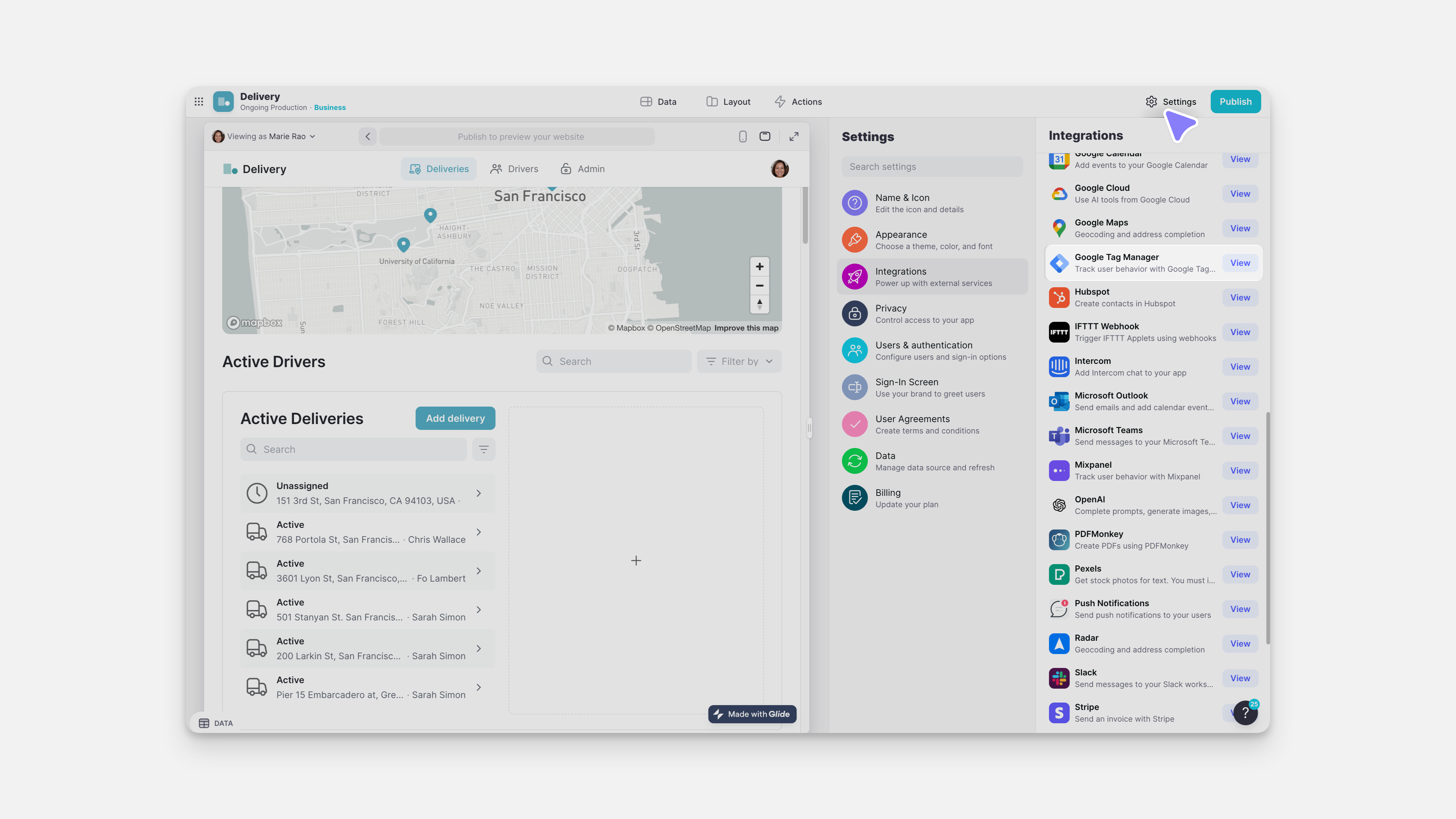 Adding the Google Tag Manager Integration